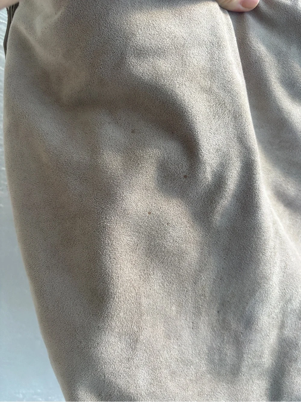 Old navy suede like neutral hobo bag